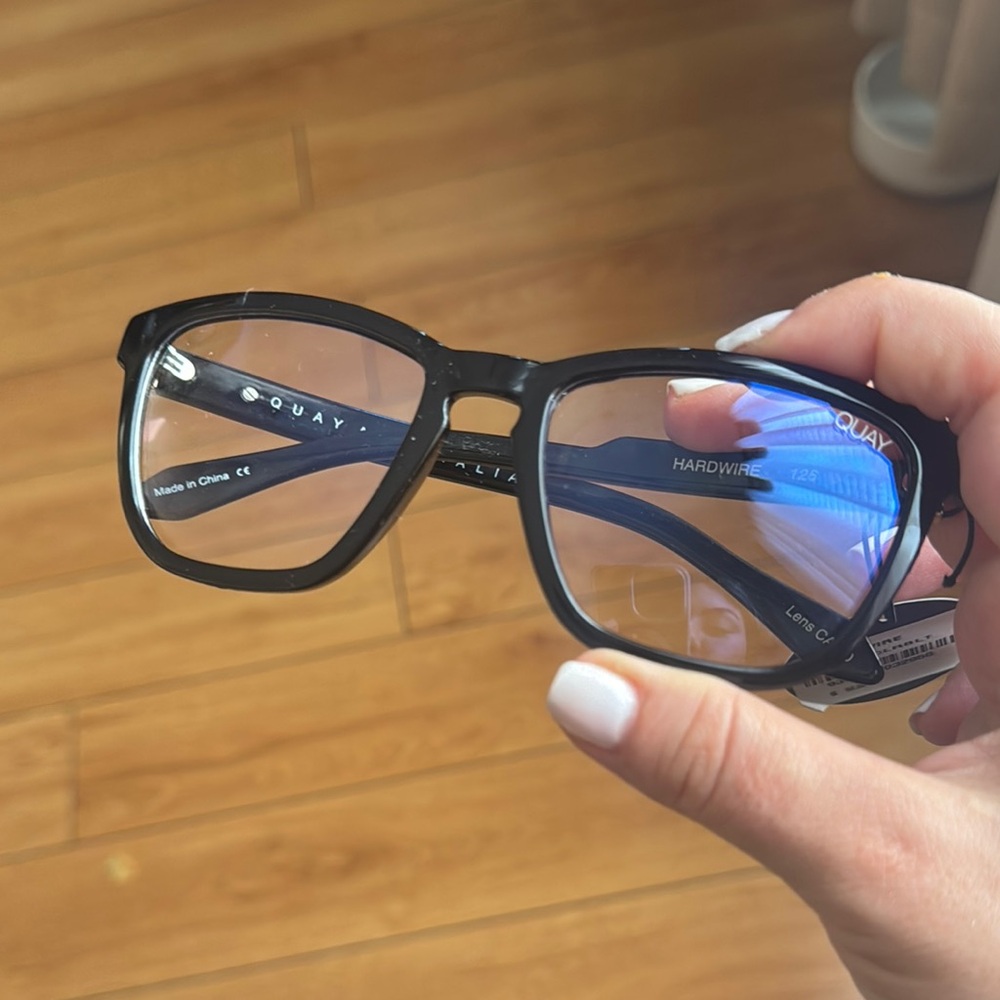 Quay Australia RX Able Black Square Glasses